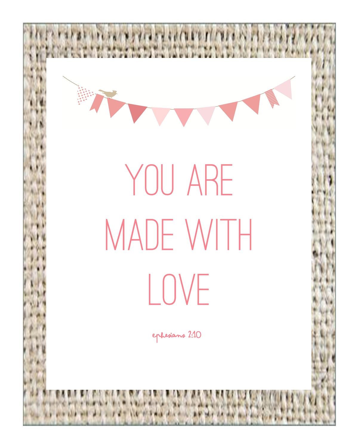 Scripture Art Nursery Art Bible Verse by TwoFourFiveDesigns