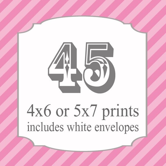 45 Printed Invitations (includes white envelopes) Il_570xn