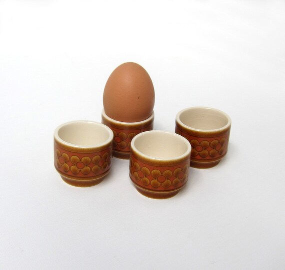 Hornsea evaelena cups Vintage  1970s uk vintage egg Saffron UK by cups ceramic