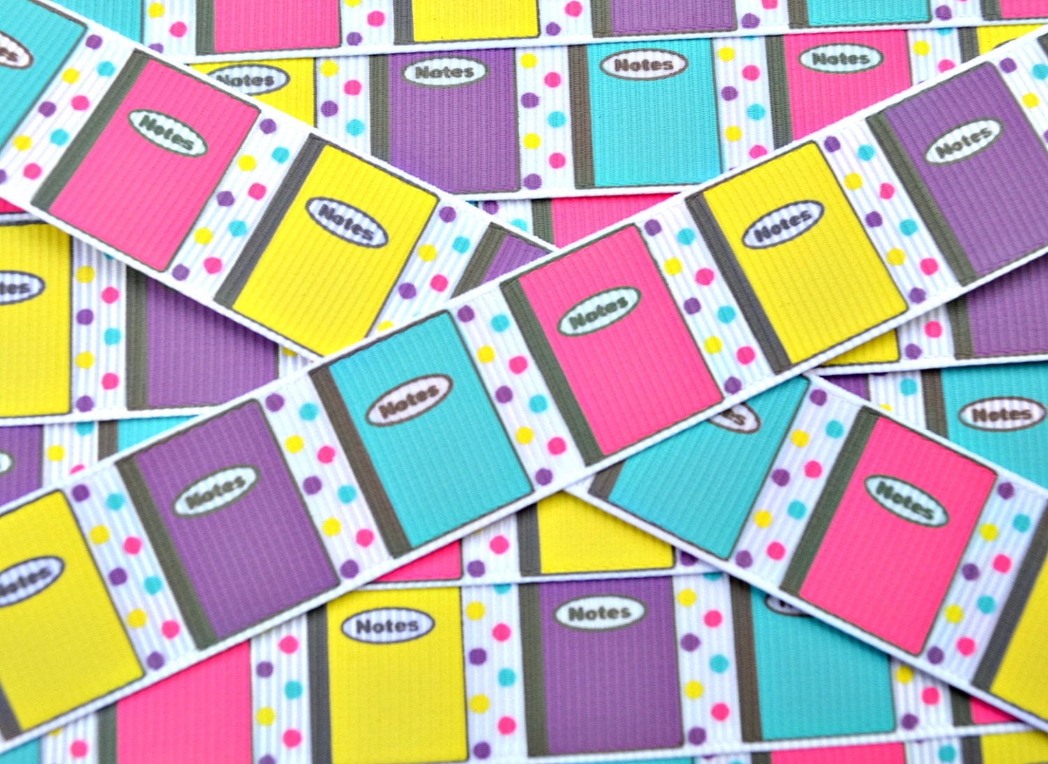 Tres Chic Princess notebooks on 7/8" grosgrain ribbon- Back to school Il_570xn