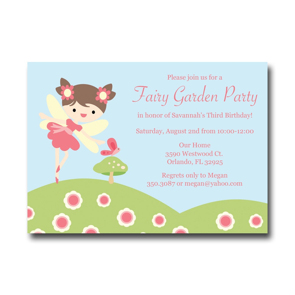 Printable Fairy Garden Party Invite Il_170x135