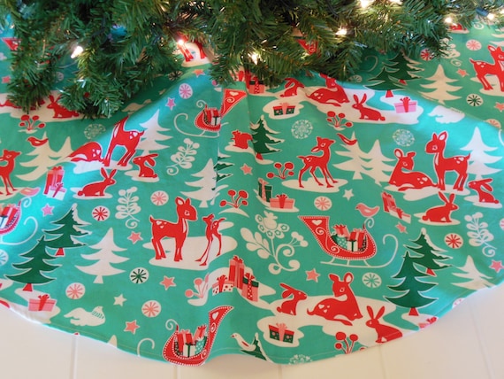 christmas tree skirt aqua and red tree skirt by christmas tree skirt aqua and red tree skirt by