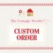 special custom order for Diane : counted cross stitch diy