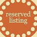 Reserved for (tdillard4725) - 1 foot samples of each of the 7 colors of chevron FOE