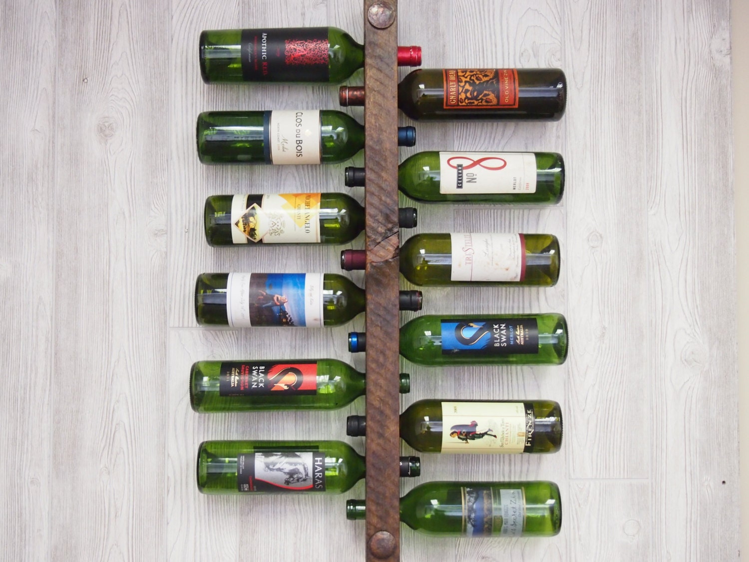 Vertical Wine Rack 12 Bottle High Capacity - VetrinaDelVino