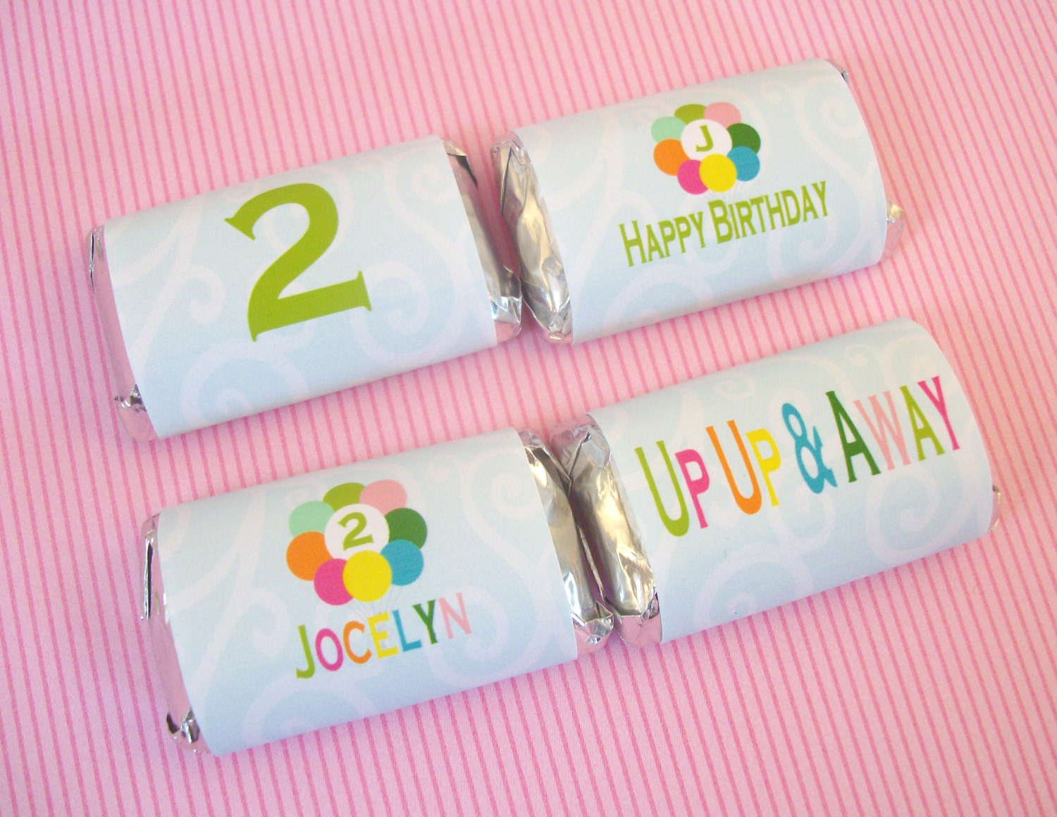 Balloon Candy Wrappers, Balloon Chocolate Bar Wrappers, Printable Candy Bar Wrappers, Balloon Party Il_570xn