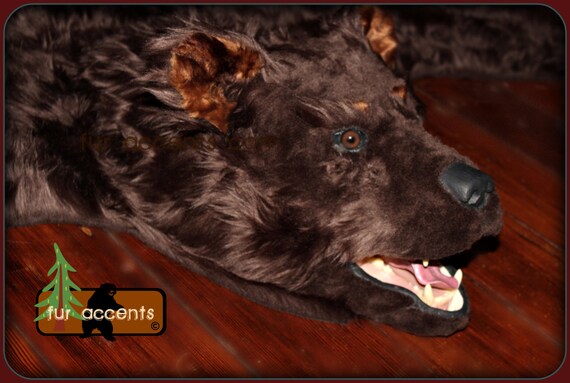 Awesome Brown Bear Skin Rug With Head Hand Made by shannaleigh25