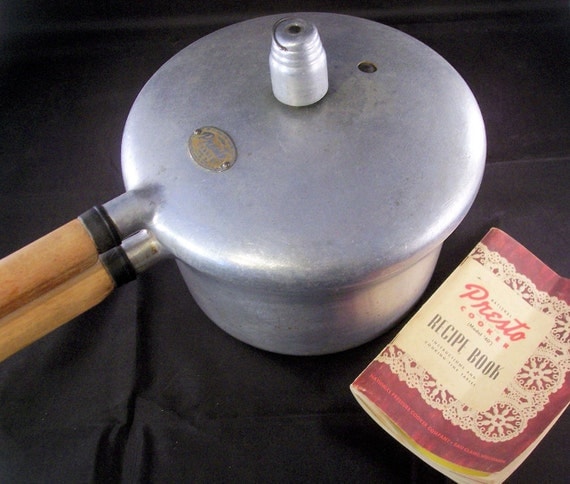 Vintage Presto Pressure Cooker Model 40 with by vintagebarrel