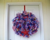 FOURTH OF JULY deco mesh wreath Il_170x135