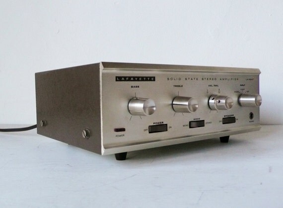 Lafayette LA224T Mid Century Solid State Stereo Tube by ARCHIVO