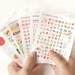 Korea My Melody Deco Sticker set (6 sheets) - translucent/clear sticker