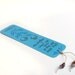 A Manzoni - The Bethroted - sky blue bookmark, with handwritten calligraphy - Quel ramo del Lago di Como