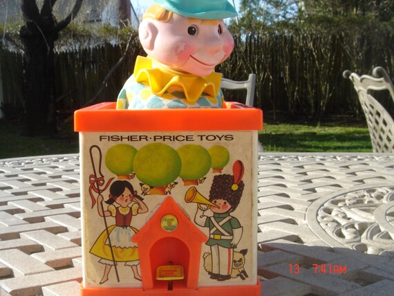 1970 fisher price jack in the box puppet