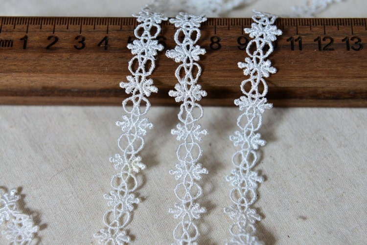 Lace Trim 1.4cm Embroidery venise lace trim 1yard item no Y8472