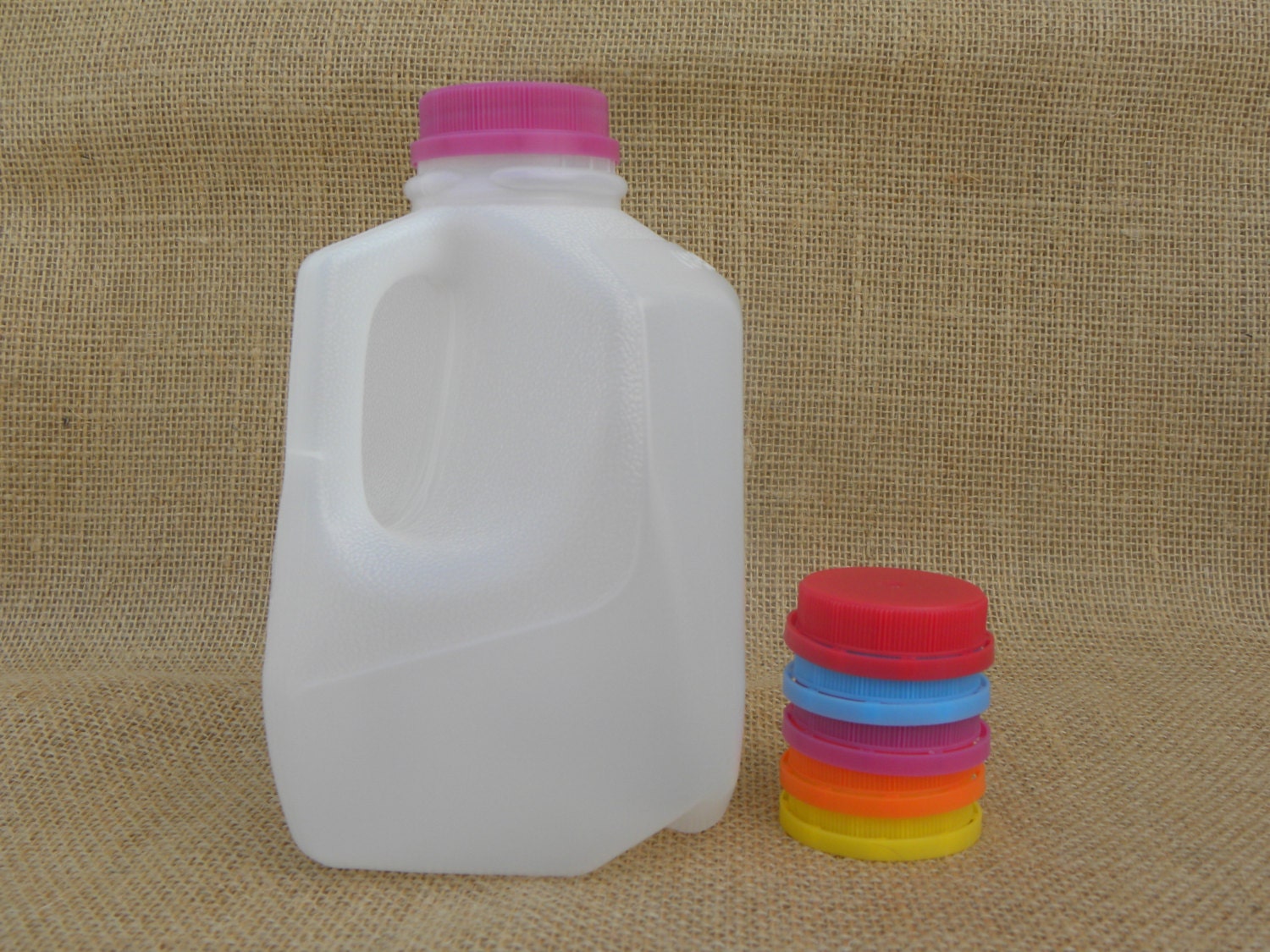 Items similar to Plastic Milk Jugs Quart Size 32oz Set of 2