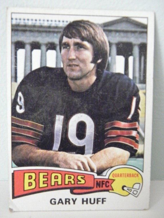 CLEARANCE Chicago Bears Football Trading Card Gary by Stefanikland