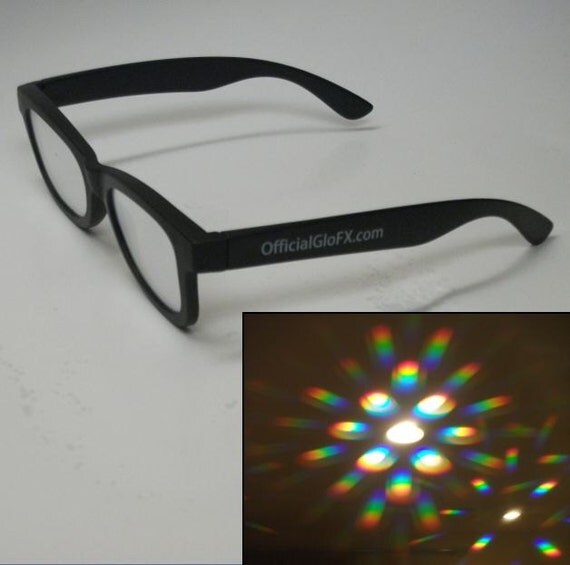 Diffraction Grating Light Glasses Optics Gradient Film by GloFX