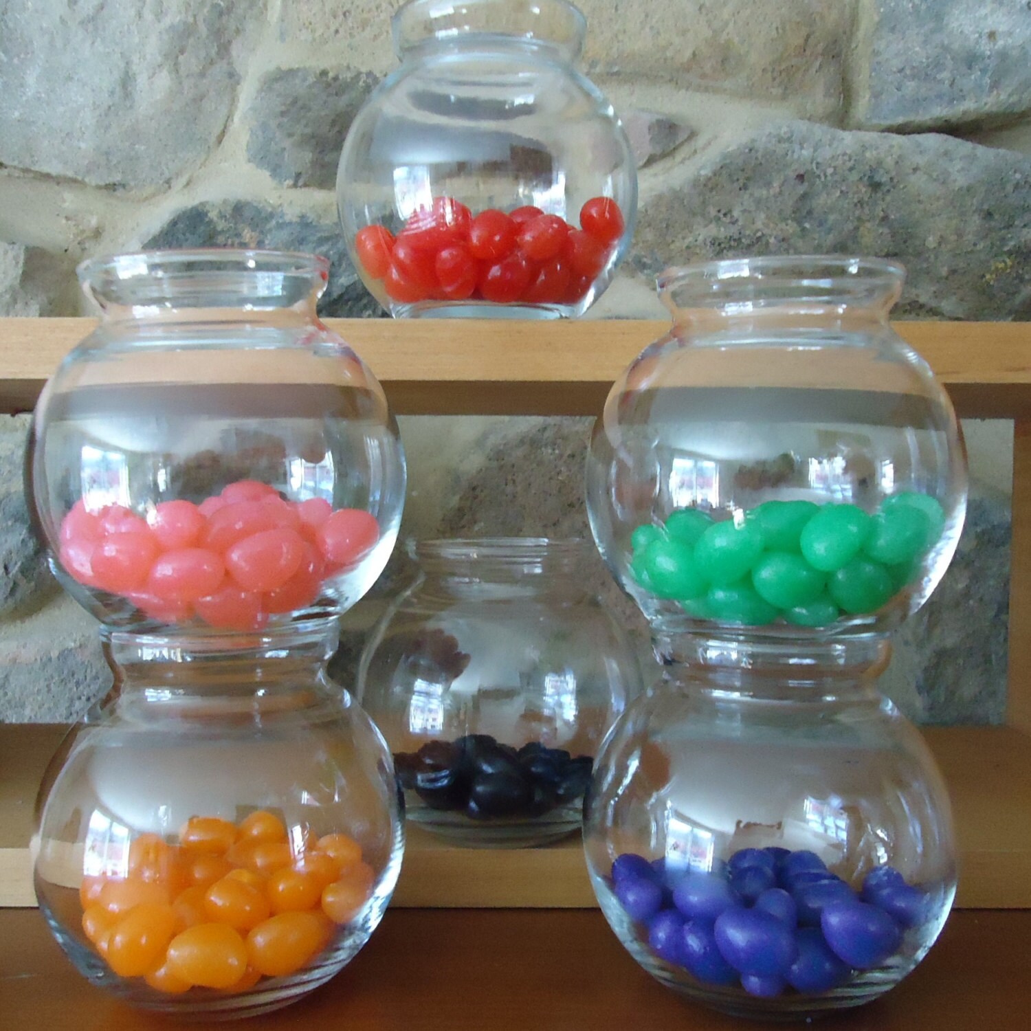 Items similar to Candy jars, Candy Dishes, Candy buffet decor, dessert