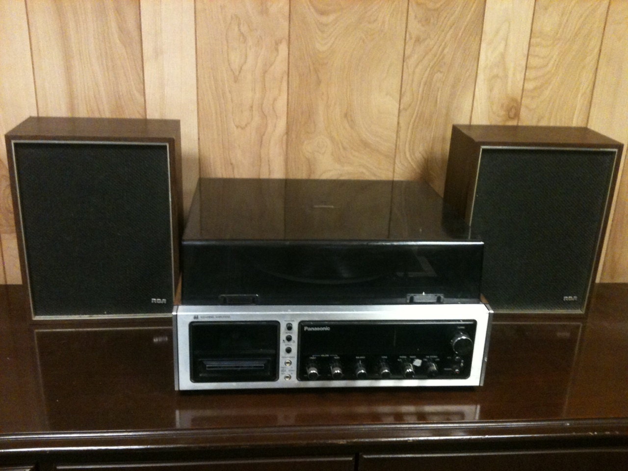 Vintage Panasonic 8 Track Record Player by CnJCustomWoodworx