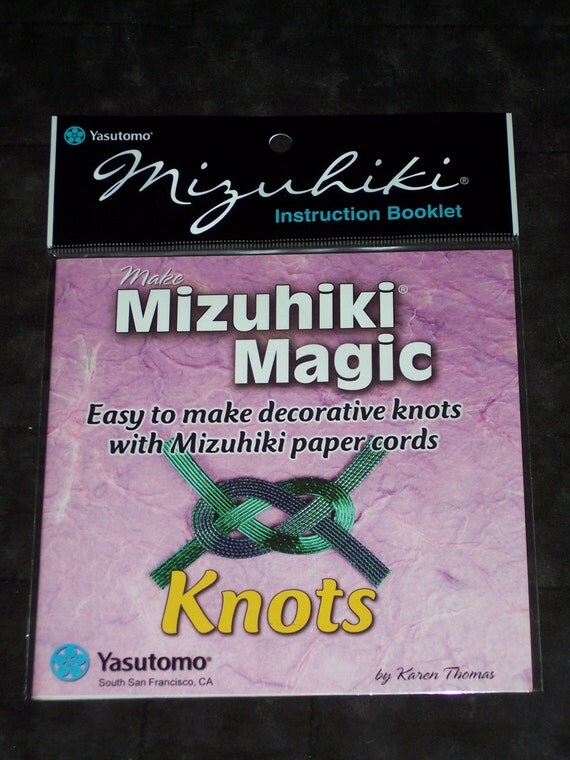 Mizuhiki Knot making Instruction by UniquelyYoursCrafts on Etsy