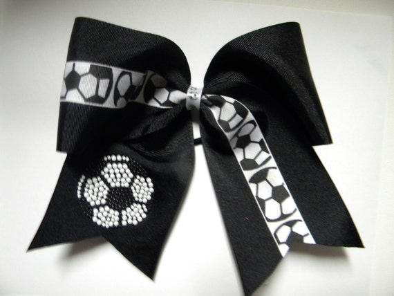 Soccer Hair Bow By UBeUBows On Etsy