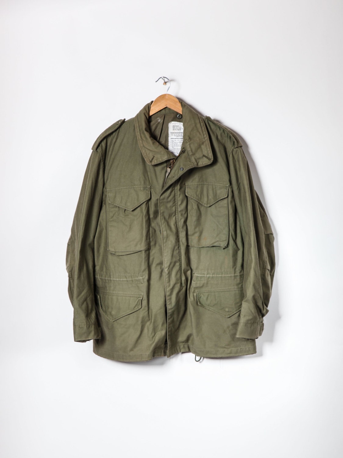 Vintage  Mens M65 Olive Green US Army Field Jacket Small/ Short
