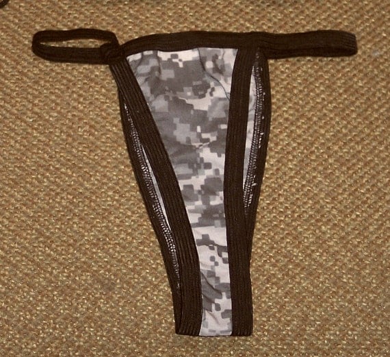 New Acu Army Digital camo woman thong underwear by HSEMASKA