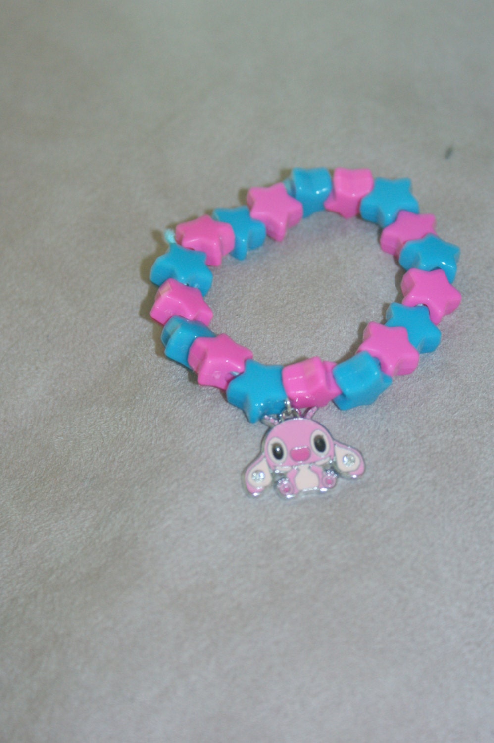 Items similar to lilo and stitch Angel bracelet on Etsy