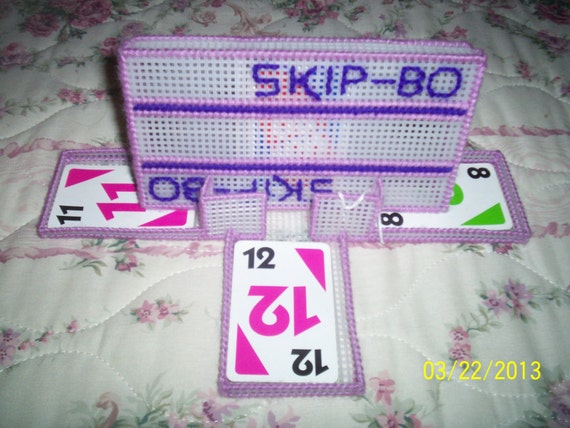 skip bo card holder