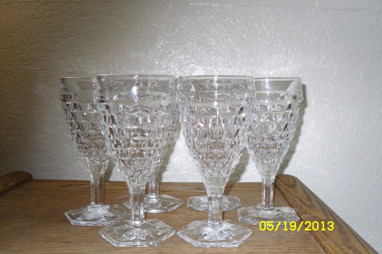 Items Similar To Forever FOSTORIA Argus GREEN Water Goblets Set Of 8