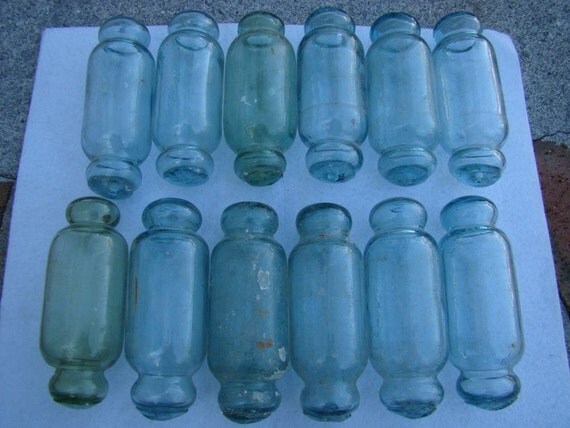 Japanese Glass Rolling Pin Fishing Net Floats by NauticalPlace