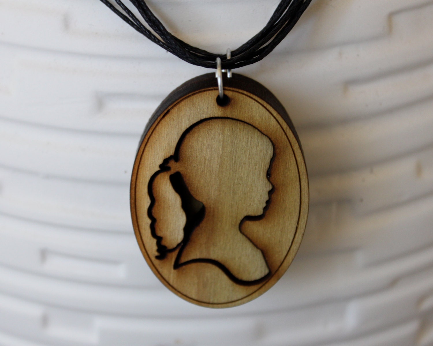 2 "Like Sisters" Silhouette Cameo Best Friend Necklaces Laser-Cut Wood - JDBmercantile