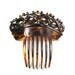 BOOK PIECE A Large RARE Victorian Genuine Tortoise Shell Hair Comb Circa 1860