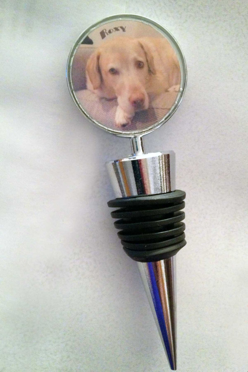 Custom Wine Bottle Stopper. Silver by iMEJs on Etsy