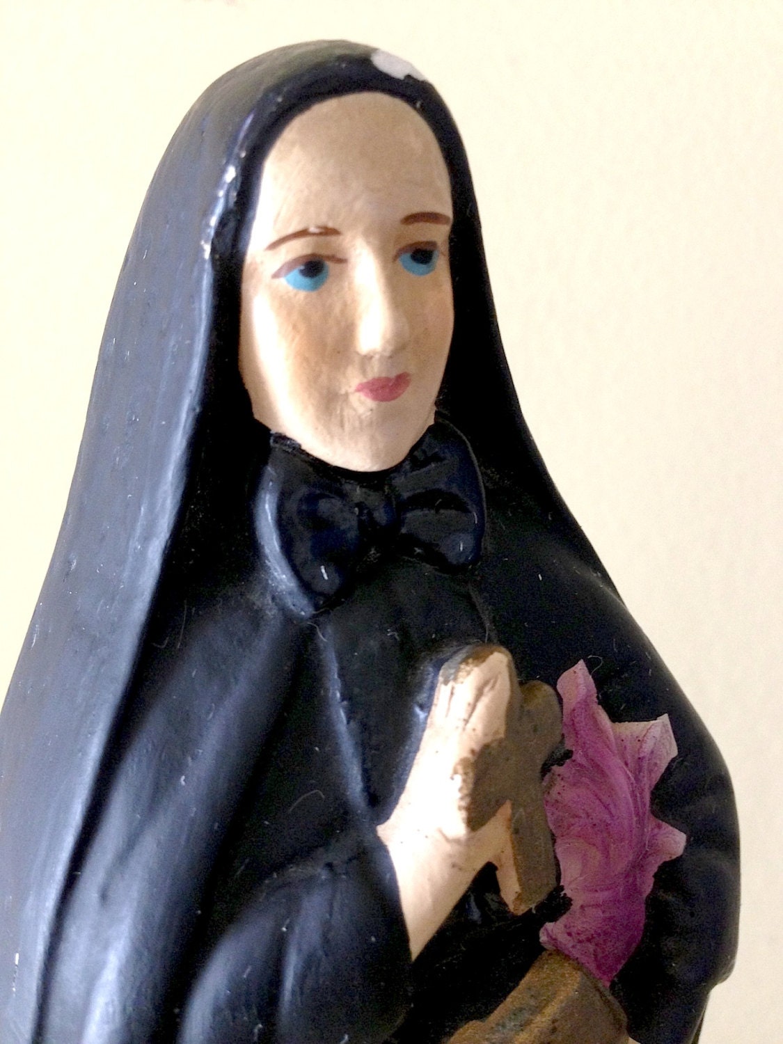 Vintage Saint Statue St. Frances Xavier By VintageJunkInMyTrunk