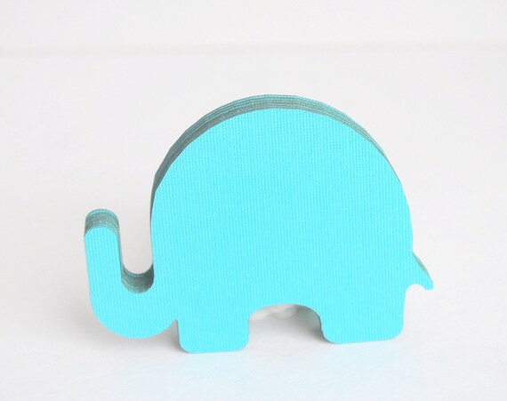 24 Elephant die cut (3.5 x 2.5 inches) Textured Cardstock die cut A700 Il_570xn