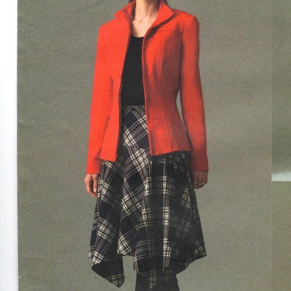 NY/NY jacket handkerchief skirt & pants pattern by PatternVault