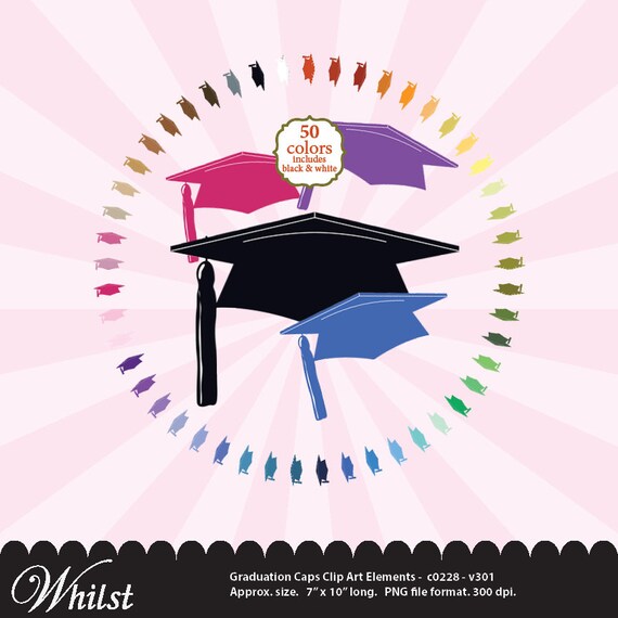 CYBER SALE Graduation clipart clip art, graduation frame college clipart clip art, high school clipart clip art : c0228 v301 50 Il_570xn