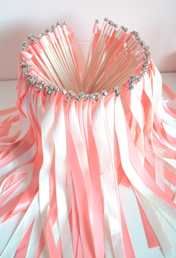 Wedding Ribbon Wands Party streamers set by BellaBrideCreations