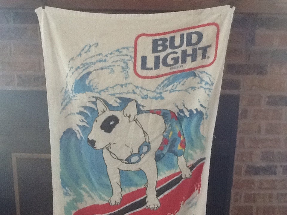 bud light golf towel