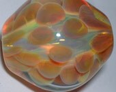 Beau Hawn Handmade Lampwork Boro Borosilicate Pyrex Bead GLASSADDiCT  Hollow Blown Focal Inside Out CLOUDS