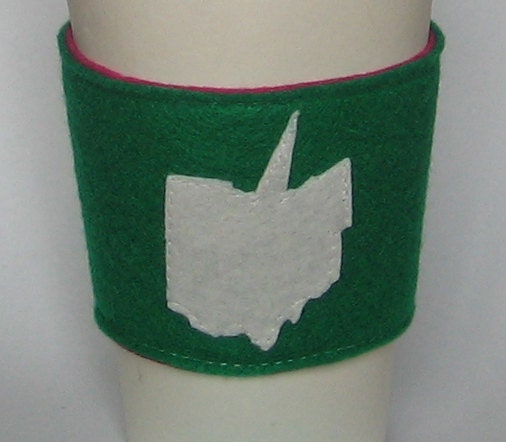 Ohio Unicorn Coffee Sleeve