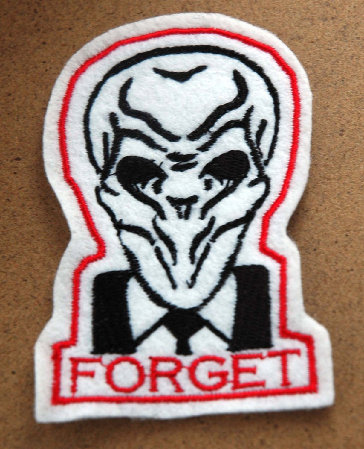 The Silence Doctor Who Felt Patch Cosplay