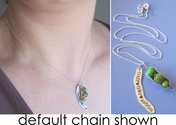 Customizable Peapod Necklace