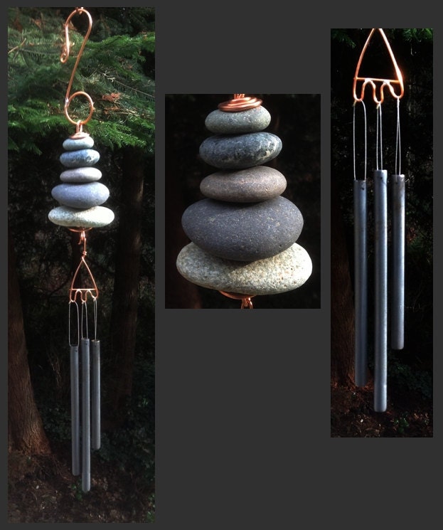 Wind Chime, Natural Beach Stone, Stones, Windchime, Windchimes, Wind Chimes