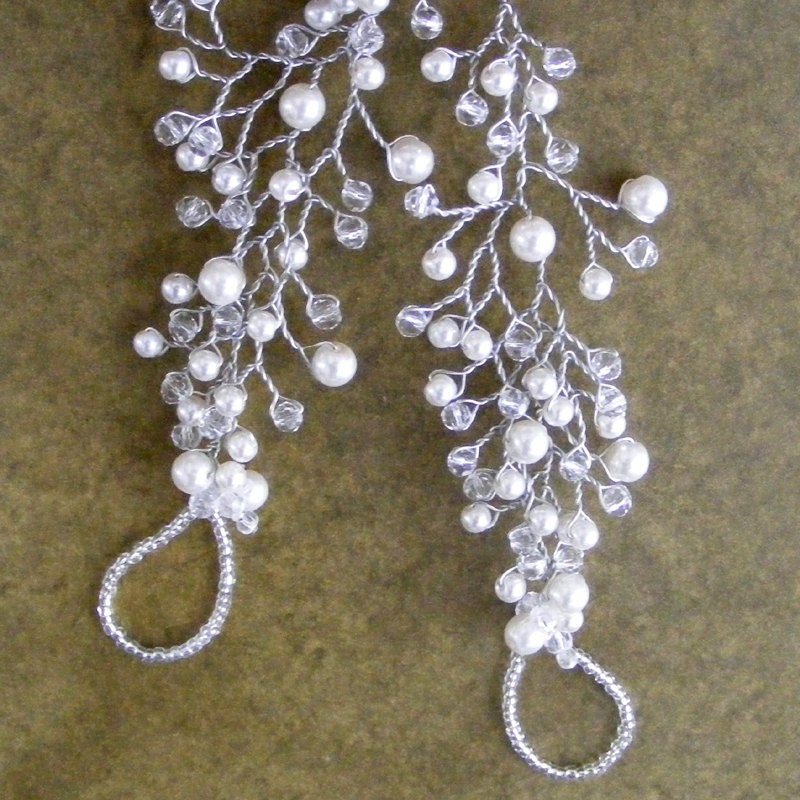 Beach wedding barefoot sandals - made to order