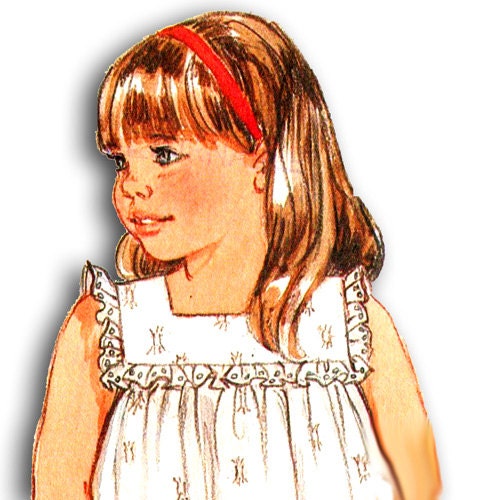 BUTTERICK 6488 Toddlers Dress Size 1-2
