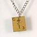 Vulcan Scrabble Letter C Necklace
