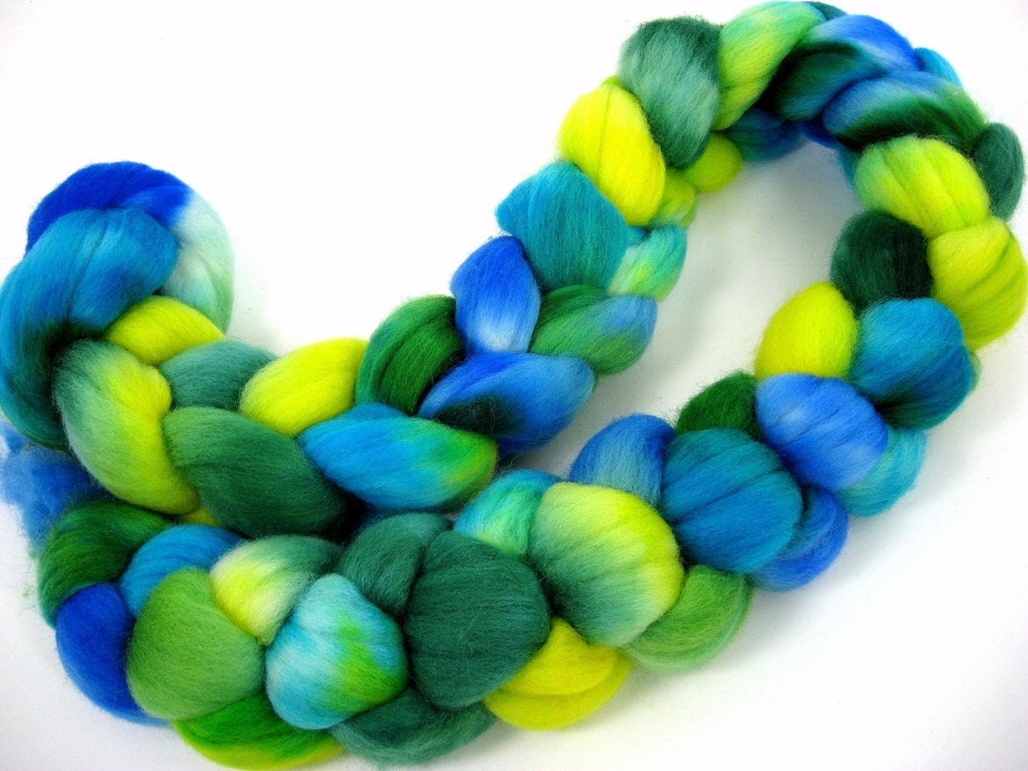 Cadiz- 4 oz Polwarth wool combed top spinning fiber roving weave felt