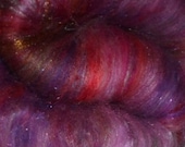 Crazy Love - corrie silk merino targhee bamboo and noil batts 4 ozs